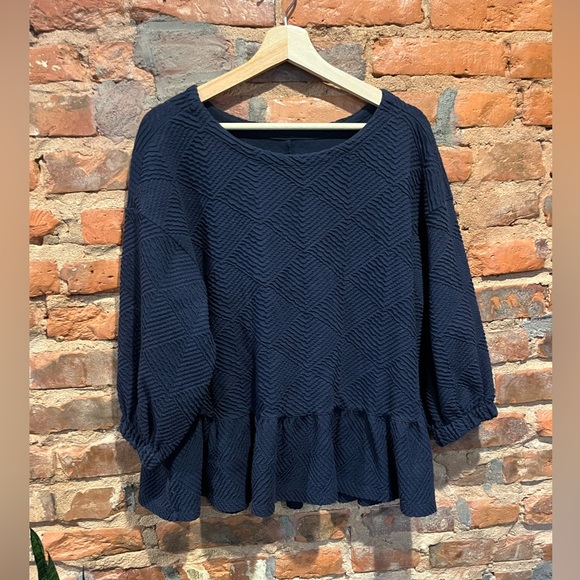 Anthropologie Maeve Mikayla Peplum Top - Size M - Picture 4 of 4